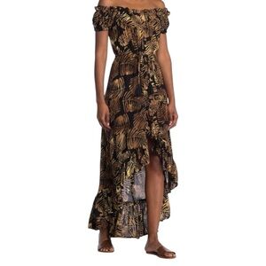 Tiare Hawaii Brooklyn High/low Maxi Dress NWT